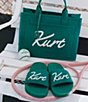 Kurt Geiger London Kurt's Cabana Meena Canvas Pool Slide Sandals - Image 5