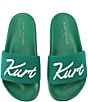 Kurt Geiger London Kurt's Cabana Meena Canvas Pool Slide Sandals - Image 2