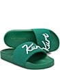 Kurt Geiger London Kurt's Cabana Meena Canvas Pool Slide Sandals - Image 4