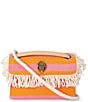 Kurt Geiger London Kurt's Cabana Mini Terry Kensington Fringe Crossbody Bag - Image 1