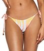 Kurt Geiger London Kurt's Cabana Triangle String Swirl Print Coordinating Bikini Top - Image 6