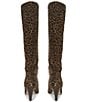 Kurt Geiger London Lambeth Slouchy Suede Leopard Tall Boots - Image 2