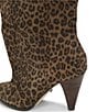 Kurt Geiger London Lambeth Slouchy Suede Leopard Tall Boots - Image 4