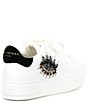 Color:White - Image 2 - Laney Leather Embellished Eye Platform Sneakers