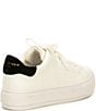 Color:White/Black - Image 2 - Laney Leather Lace-Up Platform Sneakers