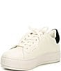 Color:White/Black - Image 4 - Laney Leather Lace-Up Platform Sneakers