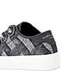 Color:Black - Image 3 - Laney Octavia Jeweled Patchwork Denim Platform Sneakers