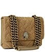 Kurt Geiger London Large Kensington Kurt Suede Shoulder Bag - Image 4