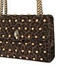 Kurt Geiger London Large Kensington Studs Shoulder Bag, Color:Brown - Image 3