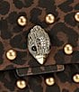Kurt Geiger London Large Kensington Studs Shoulder Bag, Color:Brown - Image 4