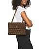 Kurt Geiger London Large Kensington Studs Shoulder Bag, Color:Brown - Image 6