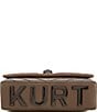 Kurt Geiger London Kensington Large Quilted Suede Long Flap Shoulder Bag, Color:Dark Grey - Image 4