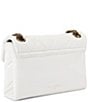 Kurt Geiger London Leather Mini Kensington Crossbody Bag, Color:White - Image 2