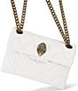 Kurt Geiger London Leather Mini Kensington Crossbody Bag, Color:White - Image 4
