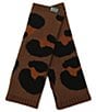 Kurt Geiger London Leopard Arm Warmers, Color:Brown - Image 3
