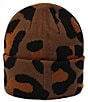 Kurt Geiger London Leopard Cuffed Beanie, Color:Brown - Image 2