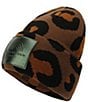 Kurt Geiger London Leopard Cuffed Beanie, Color:Brown - Image 3
