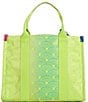 Color:Lime Green - Image 2 - Lime Green Rainbow Southbank Tote Bag