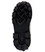 Color:Black - Image 6 - London Over-The-Knee Stretch Leather Lug Sole Platform Boots