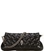 Kurt Geiger London Long Quilted Kensington Crossbody Bag, Color:Black - Image 1