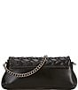 Kurt Geiger London Long Quilted Kensington Crossbody Bag, Color:Black - Image 2