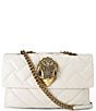 Kurt Geiger London Macro Kensington Drench Leather Crossbody Bag - Image 1