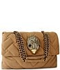 Kurt Geiger London Macro Kensington Suede Crossbody Shoulder Bag - Image 4