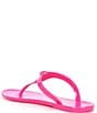 Color:Fuchsia - Image 3 - Maddison T-Bar Drench Slip On Thong Sandals