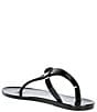 Color:Black - Image 3 - Maddison T-Bar Drench Slip On Thong Sandals