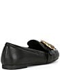 Color:Black - Image 2 - Mayfair Buckle Eagle Head Leather Loafers