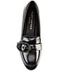 Color:Charcoal - Image 5 - Mayfair Buckle Leather Loafers