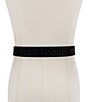 Kurt Geiger London Mayfair Embellished Scratchy Suede Belt - Image 5