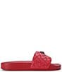 Kurt Geiger London Women's Meena Quilted Logo Ornament Pool Slide Sandals - Image 1