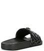 Color:Black - Image 2 - Meena Quilted Eagle Head Sandals