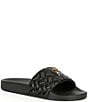 Color:Black - Image 1 - Meena Quilted Eagle Head Sandals