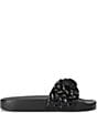 Kurt Geiger London Meena Eagle Large Ornament Patent Leather Pool Slide Sandals - Image 1