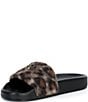 Kurt Geiger London Meena Eagle Leopard Wooly Eagle Ornament Pool Slide Sandals - Image 4