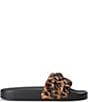 Kurt Geiger London Meena Eagle Ornament Leopard Print Pool Slide Sandals - Image 1