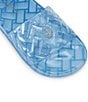 Kurt Geiger London Meena Glitter Jelly Logo Ornament Eagle Pool Slide Sandals - Image 4