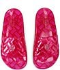 Kurt Geiger London Meena Jelly Logo Ornament Eagle Pool Slide Sandals - Image 1