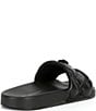 Kurt Geiger London Meena Eagle Head Ornament Quilted Pool Slides
