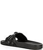 Kurt Geiger London Meena Eagle Head Ornament Quilted Pool Slides