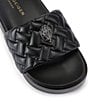 Kurt Geiger London Meena Quilted Logo Eagle Ornament Platform Slides, Color:Black - Image 3