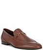 Color:Medium Brown - Image 1 - Men's Ali Leather Bit Loafers