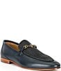Color:Navy - Image 1 - Men's Ali Woven Loafers