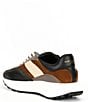 Color:Brown - Image 3 - Men's Gaspar Retro Stripe Sneakers