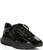 Color:Black - Image 1 - Men's Gaspar Retro Crocodile Sneakers