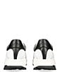 Color:White - Image 4 - Men's Gaspar Retro Leather Sneakers