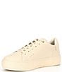 Color:Natural - Image 4 - Men's Laney Leather Lace-Up Sneakers