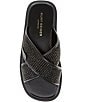 Color:Black - Image 5 - Men's Owen Raffia Slide Sandals